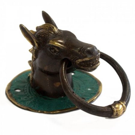 (image for) Brass Door Knocker - Horses Head