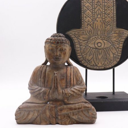 (image for) Buddha Feng Shui Set - Hamsa - Grey