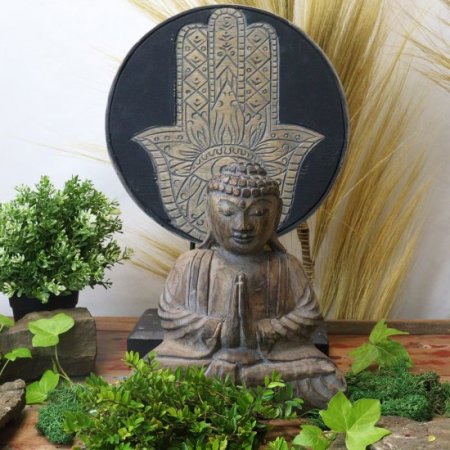 (image for) Buddha Feng Shui Set - Hamsa - Grey