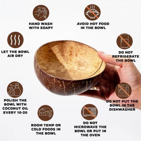 (image for) Small Natural Coconut Bowl