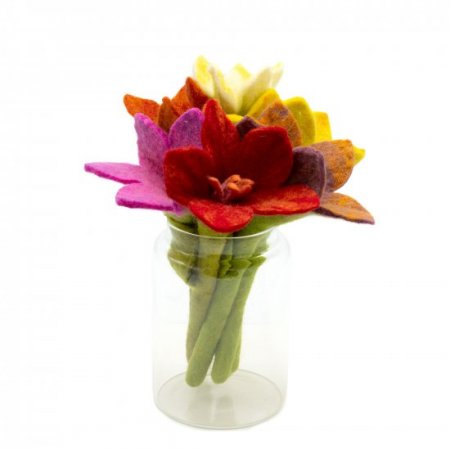 (image for) Felt Flowers - Lily (assorted colours)
