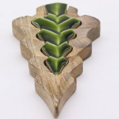 (image for) Lost in the Forrest - Small Tree in a Tree Wooden Decoration - 15x10cm