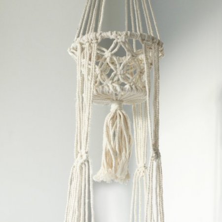 (image for) Macrame Pot Holder - Double Holder