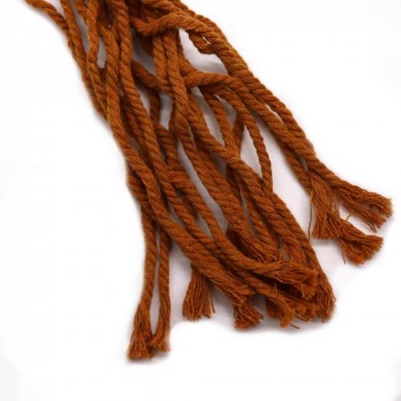 (image for) Macrame Pot Holder Classic - Chocolate Med Pot
