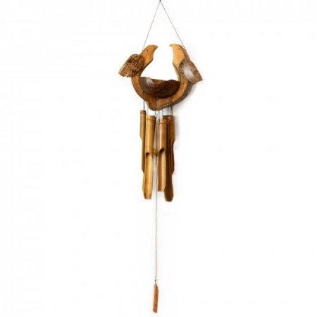 (image for) Bamboo Windchime - Natural finish - Husband & Wife