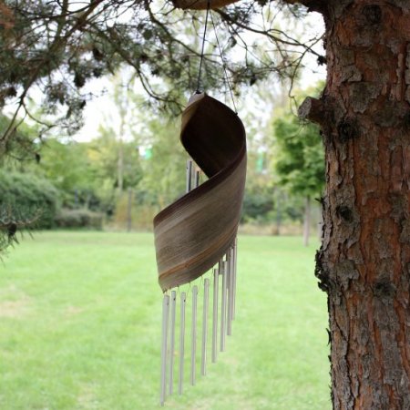 (image for) Coconut Leaf Wind Chimes - Natural