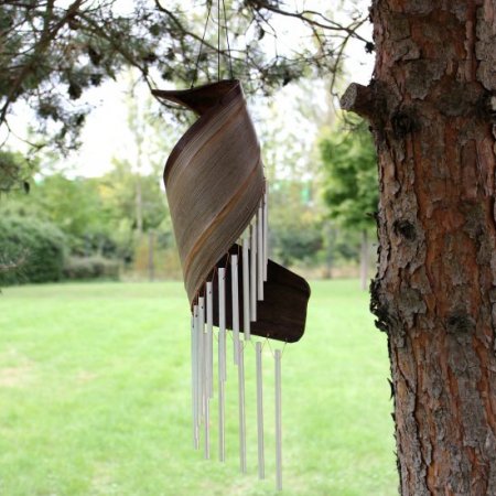 (image for) Coconut Leaf Wind Chimes - Natural