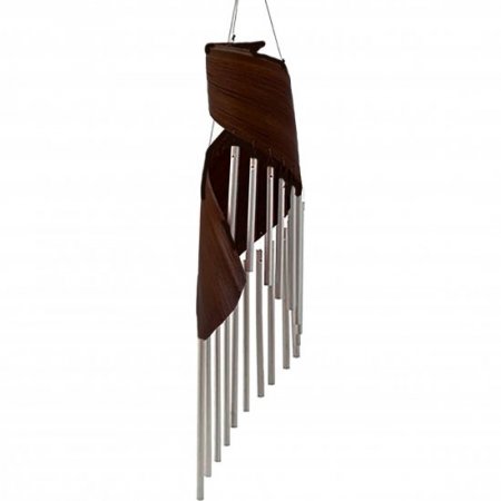 (image for) Coconut Leaf Wind Chimes - Chocolate