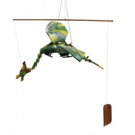 (image for) Green Coconut Dragon Mobile 37cm