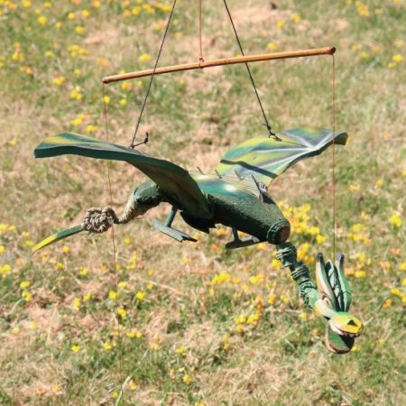 (image for) Green Coconut Dragon Mobile 37cm