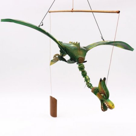 (image for) Green Coconut Dragon Mobile 37cm