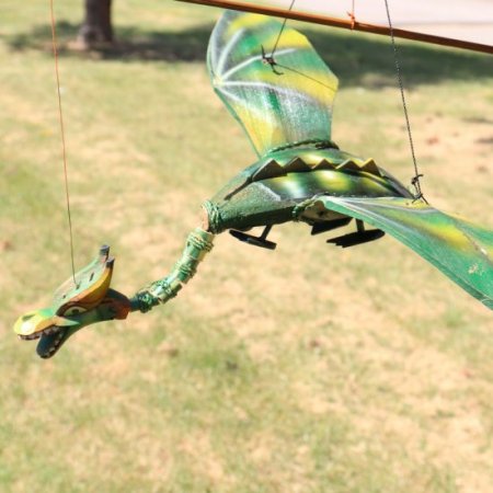 (image for) Green Coconut Dragon Mobile 37cm