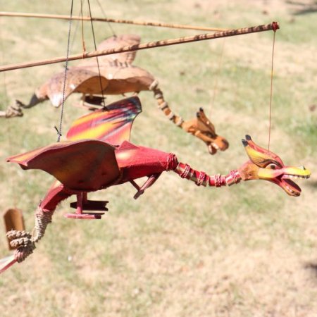 (image for) Red Coconut Dragon Mobile 37cm