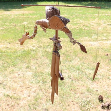 (image for) Coconut Dragon Wind Chimes