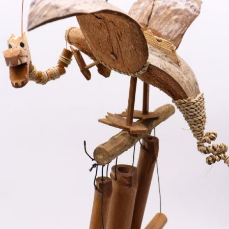 (image for) Coconut Dragon Wind Chimes