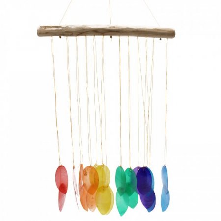 (image for) Rainbow Large Leaf Chime