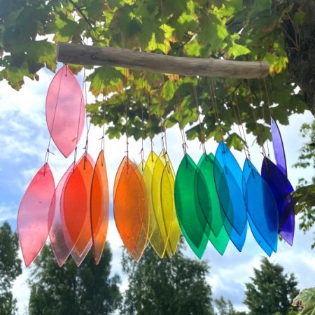 (image for) Rainbow Glass Chime - Assorted