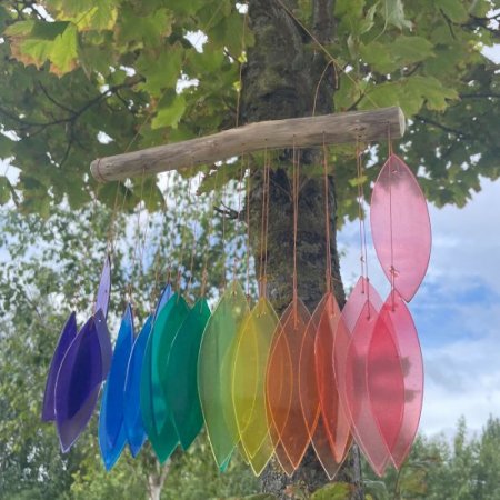 (image for) Rainbow Glass Chime - Assorted