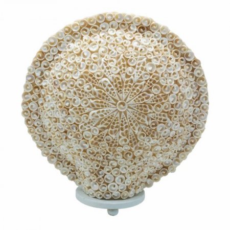 (image for) Boho Sea Shell Lamp - Cut Art Shell Large Round - 30cm