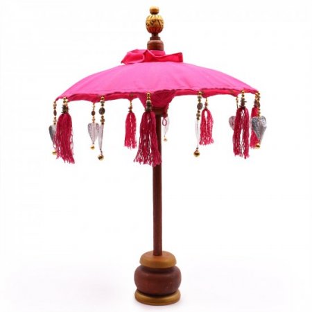 (image for) Bali Home Decor Parasol - Cotton - Pink- 40cm