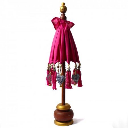 (image for) Bali Home Decor Parasol - Cotton - Pink- 40cm