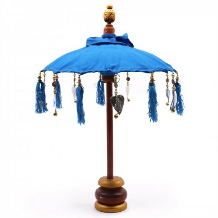 (image for) Bali Home Decor Parasol - Cotton - Turquoise- 40cm