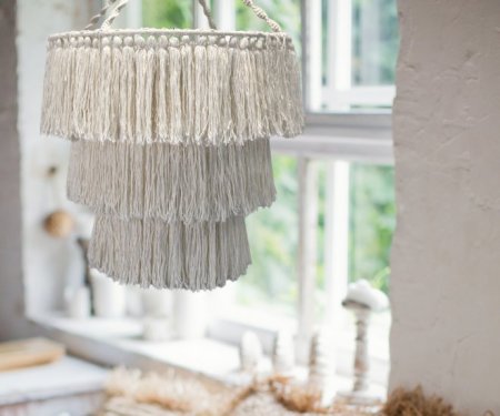 (image for) Macrame Soft Chandelier - Natural