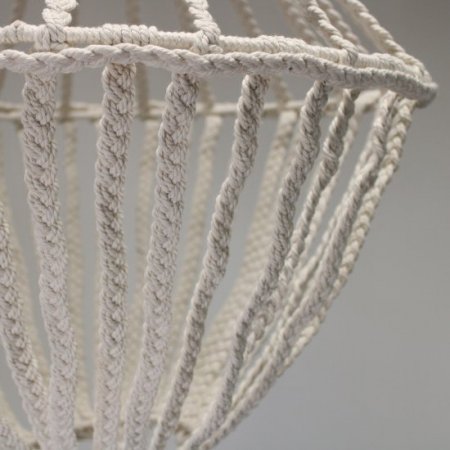 (image for) Macrame Large Drop Chandelier - Natural