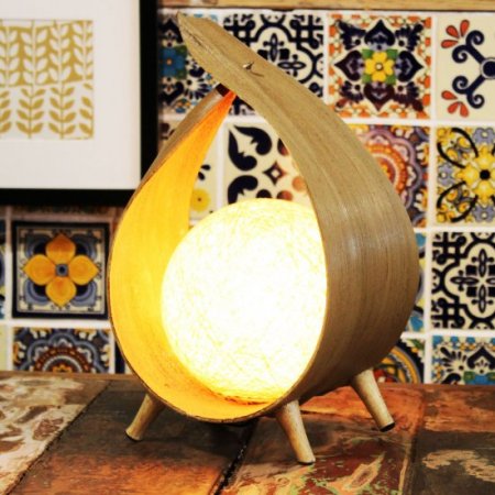 (image for) Natural Coconut Lamp - Natural Loop