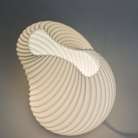 (image for) New Wave Lamp - USB - 3 settings - Shell Twisted