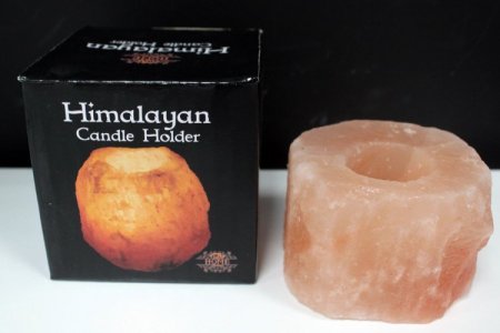 (image for) Quality Natural Salt Candle Holder