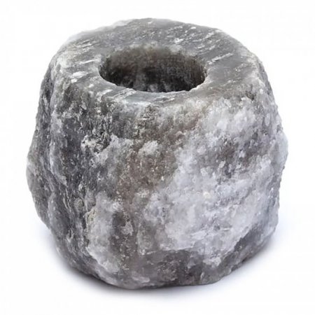 (image for) Grey Salt Candle Holder 600-800g