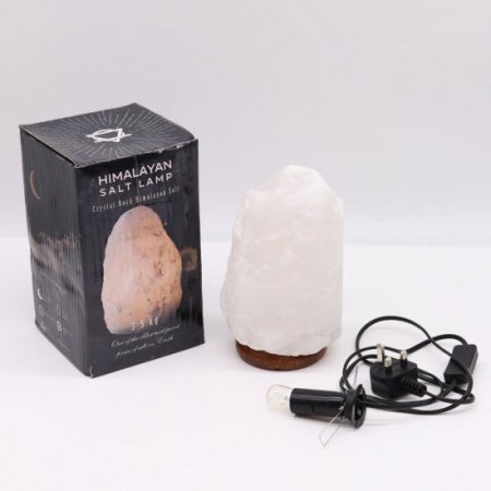 (image for) Crystal Rock Himalayan Salt Lamp - & Base apx 3-5kg