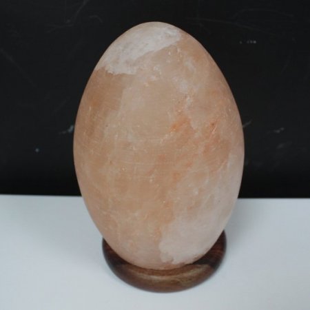(image for) Salt Lamp Egg - Wooden Base