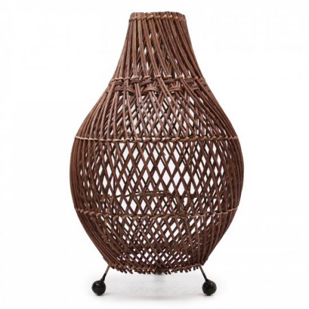(image for) Rattan Table Lamps - Dark Brown