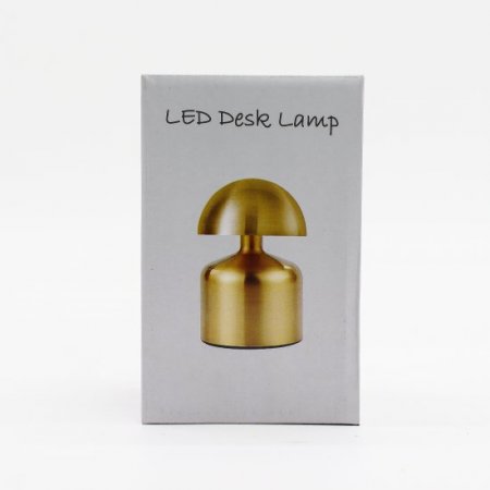 (image for) Touch Lamp - Flat Mushroom Bronze- USB (C) - Rechargable (400 Watt)