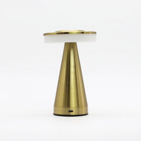 (image for) Touch Lamp - Tall Stem Copper - USB (C) - Rechargable (400 Watt)