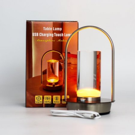 (image for) Touch Lamp - Crystal Lantern- USB (C) - Rechargable (2000 Watt)