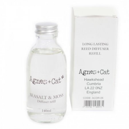 (image for) Agnes + Cat Reed Diffuser Refill - Seasalt and Moss 140ml