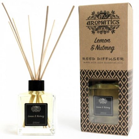 (image for) 200ml Lemon & Nutmeg Essential Oil Reed Diffuser