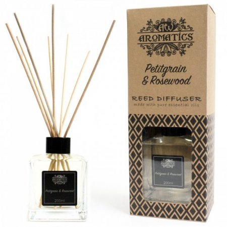 (image for) 200ml Petitgrain & Rosewood Essential Oil Reed Diffuser