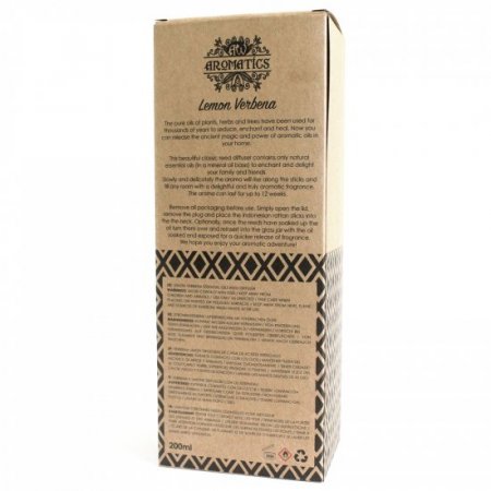 (image for) 200ml Lemon Verbena Essential Oil Reed Diffuser