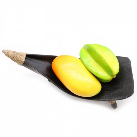 (image for) Coconut Leaf Fruit Bowl Set - Chocolate