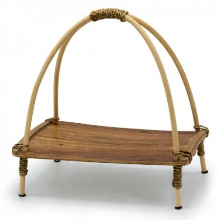 (image for) Coconut Leaf Tea Stand - Natural