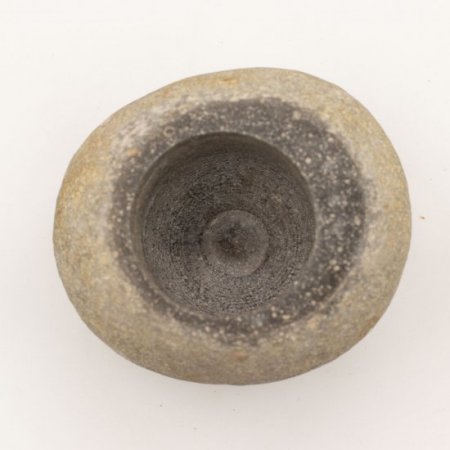 (image for) Natural Riverstone Decorative Pestle & Mortar- Large (aprox 15x12cm)