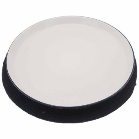 (image for) Natural Place Mat - Jute & Cotton 30cm - Black Border