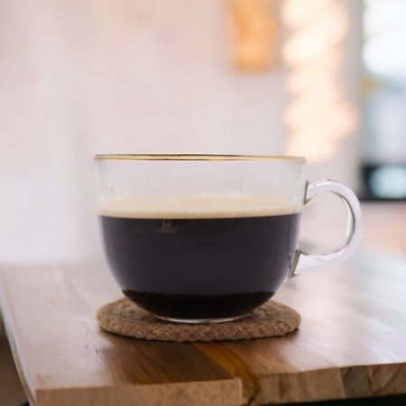 (image for) Natural Coaster - Jute & Cotton 10cm (set of 4) - Natural Boarder