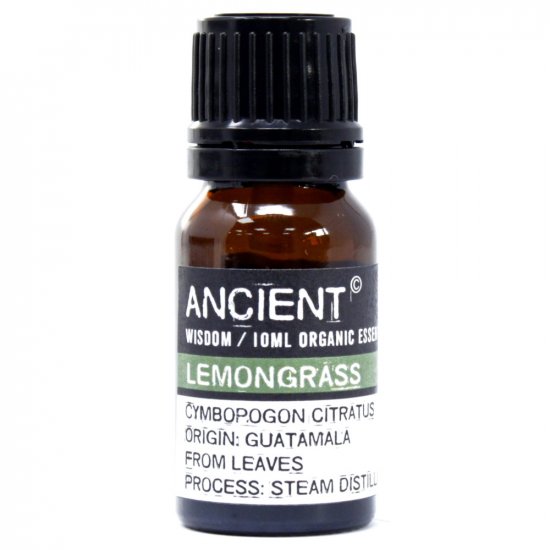 (image for) Lemongrass Organic Essential Oil 10ml