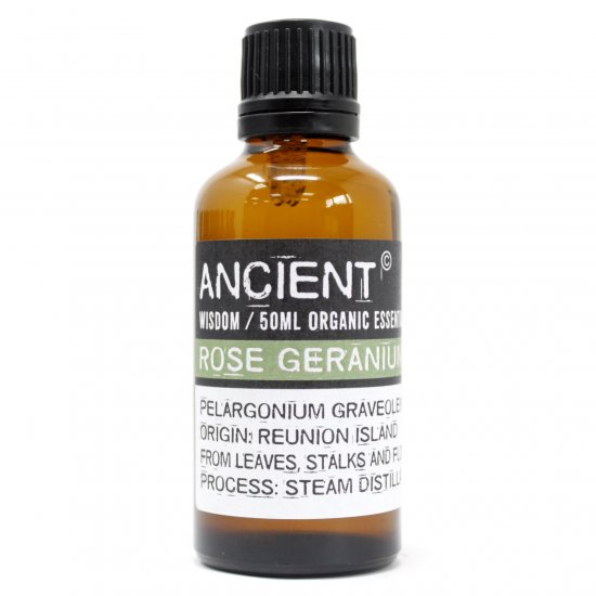 (image for) Rose Geranium Organic Essential Oil 50ml
