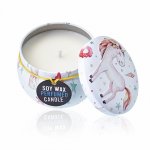 (image for) Art Tin Candle - Assorted Design - Unicorns - Moonstone